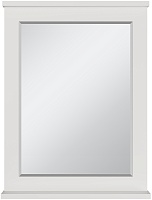 Misty Зеркало для ванной Марта 60 белое глянцевое